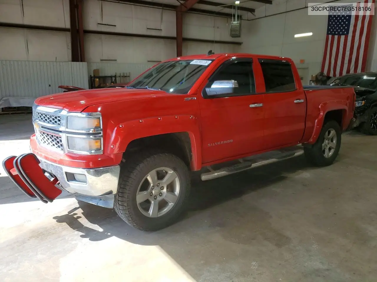 2014 Chevrolet Silverado C1500 Lt VIN: 3GCPCREC7EG518106 Lot: 56265136