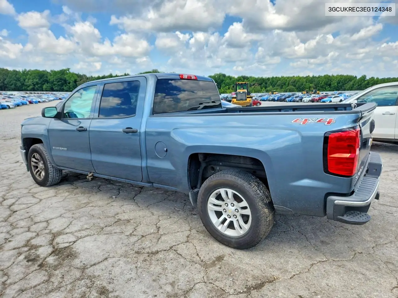 2014 Chevrolet Silverado K1500 Lt VIN: 3GCUKREC3EG124348 Lot: 56894936