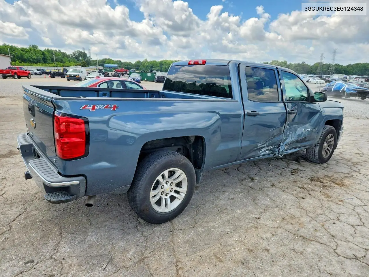 2014 Chevrolet Silverado K1500 Lt VIN: 3GCUKREC3EG124348 Lot: 56894936