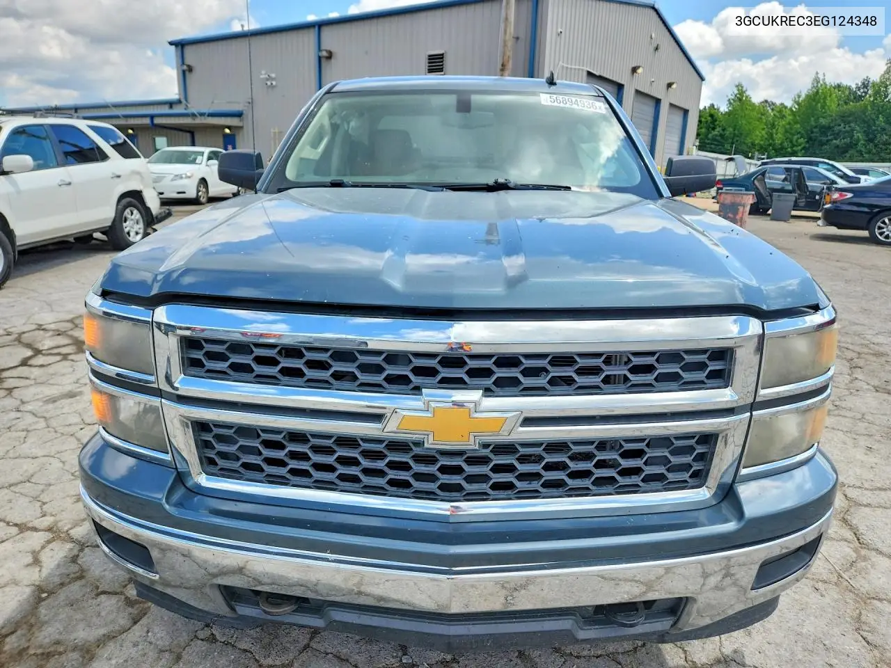 2014 Chevrolet Silverado K1500 Lt VIN: 3GCUKREC3EG124348 Lot: 56894936