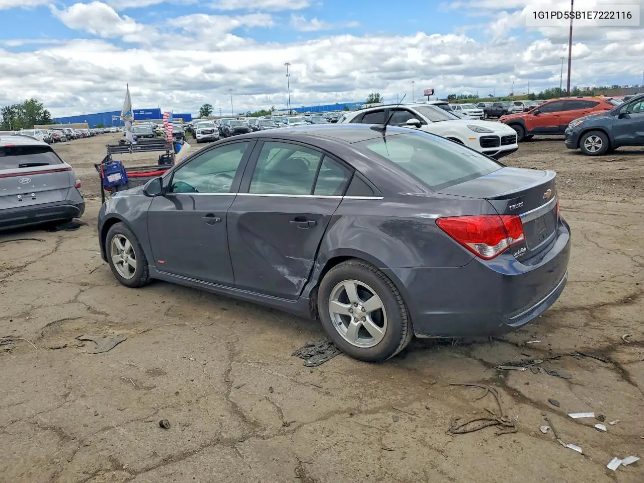 2014 Chevrolet Cruze Lt VIN: 1G1PD5SB1E7222116 Lot: 57146786