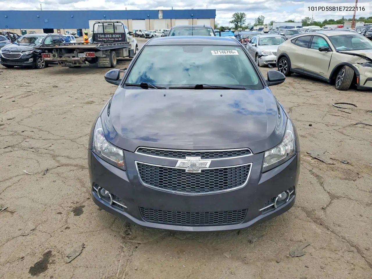 2014 Chevrolet Cruze Lt VIN: 1G1PD5SB1E7222116 Lot: 57146786