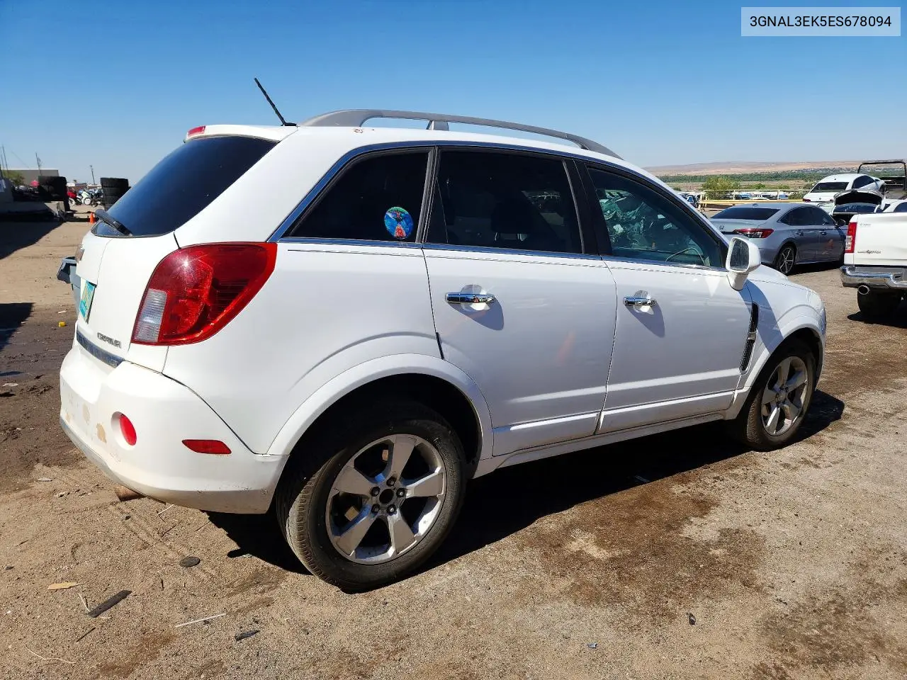 2014 Chevrolet Captiva Lt VIN: 3GNAL3EK5ES678094 Lot: 57193436