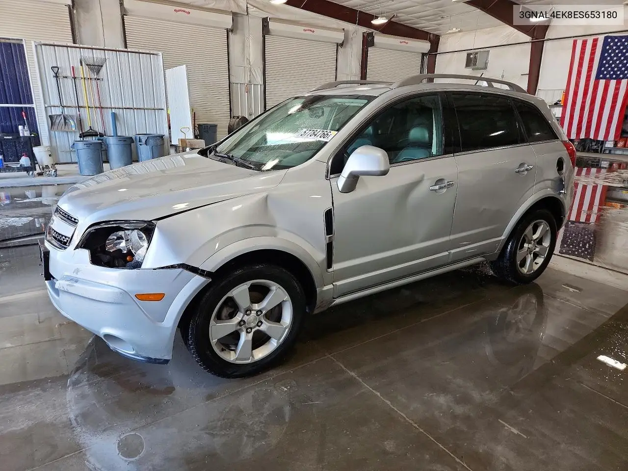 2014 Chevrolet Captiva Ltz VIN: 3GNAL4EK8ES653180 Lot: 57784766
