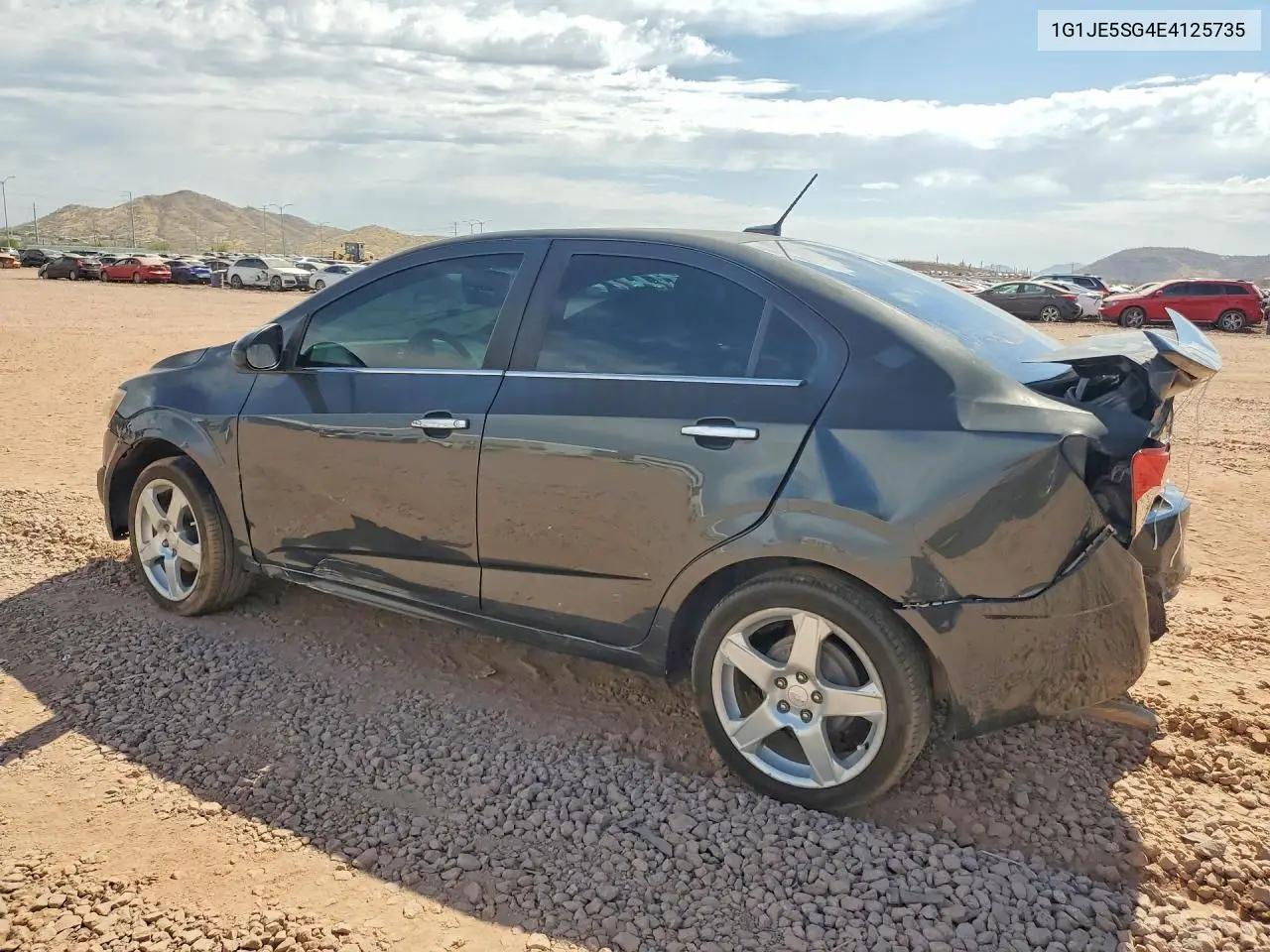 2014 Chevrolet Sonic Ltz VIN: 1G1JE5SG4E4125735 Lot: 58311016