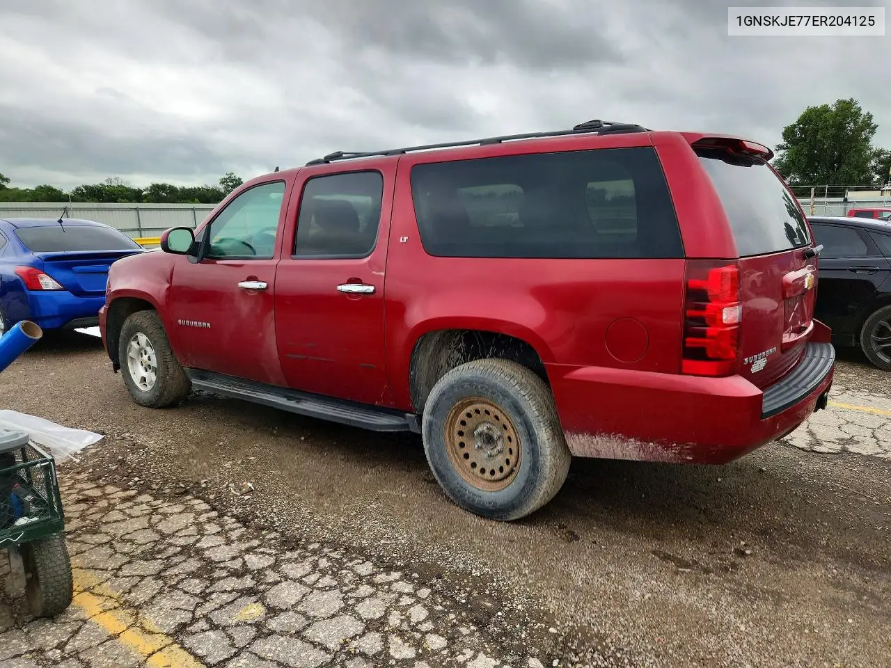 2014 Chevrolet Suburban K1500 Lt VIN: 1GNSKJE77ER204125 Lot: 58563416