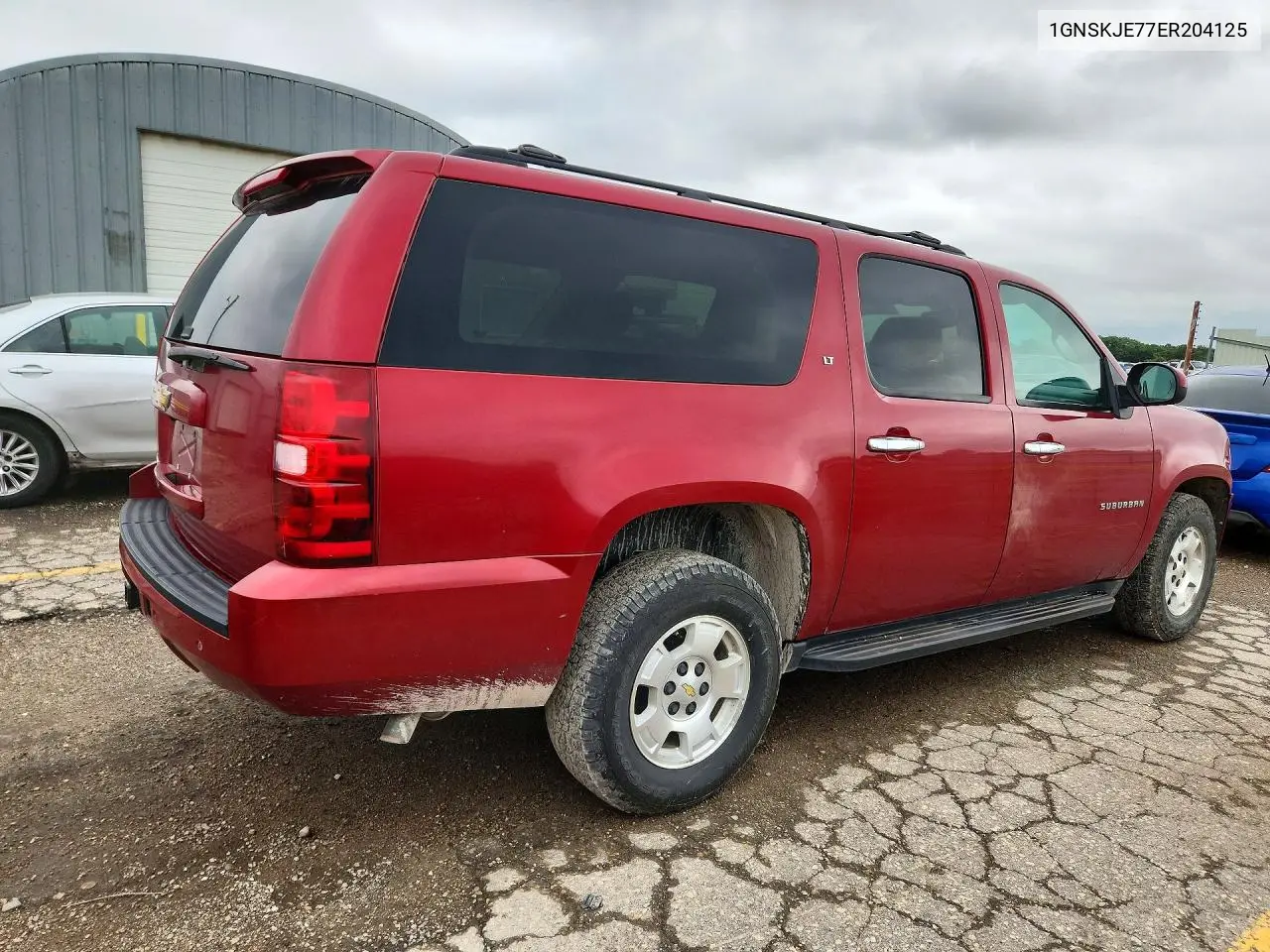 2014 Chevrolet Suburban K1500 Lt VIN: 1GNSKJE77ER204125 Lot: 58563416