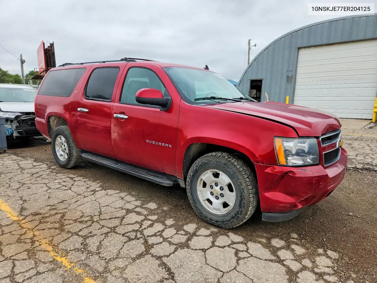 2014 Chevrolet Suburban K1500 Lt VIN: 1GNSKJE77ER204125 Lot: 58563416