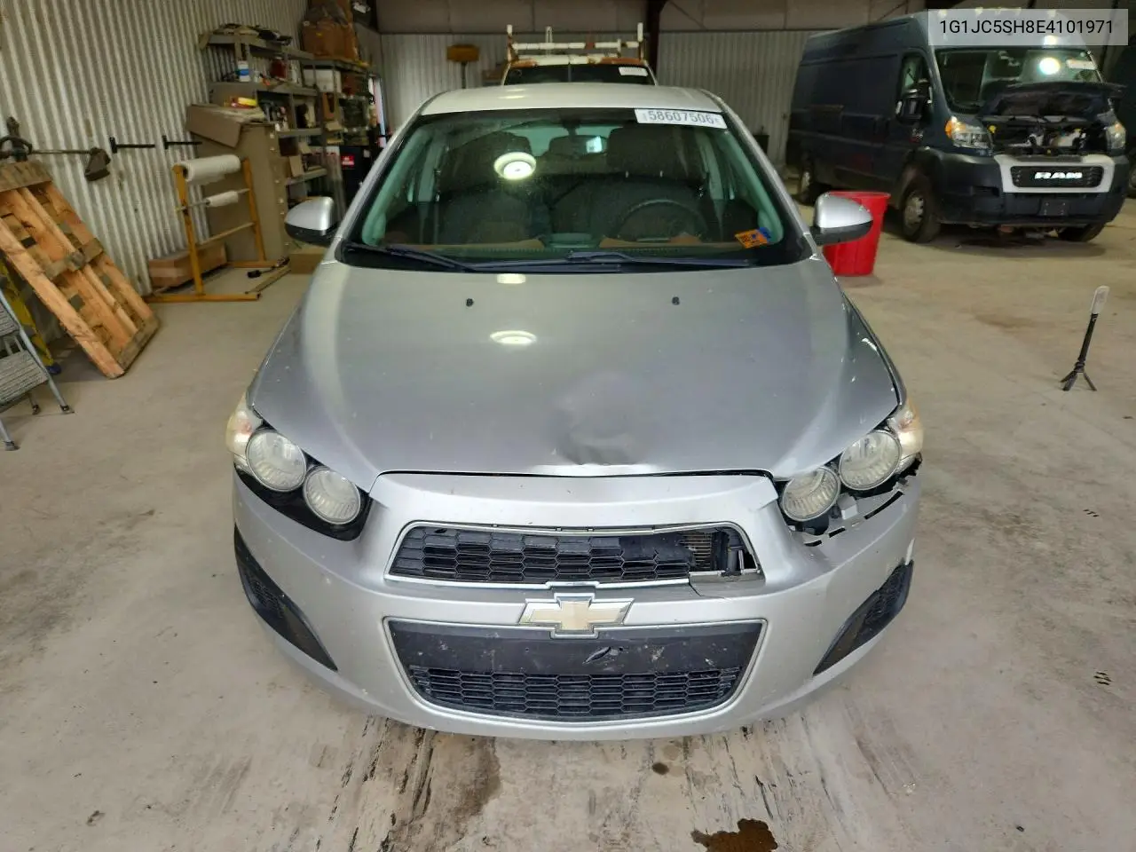 2014 Chevrolet Sonic Lt VIN: 1G1JC5SH8E4101971 Lot: 58607506