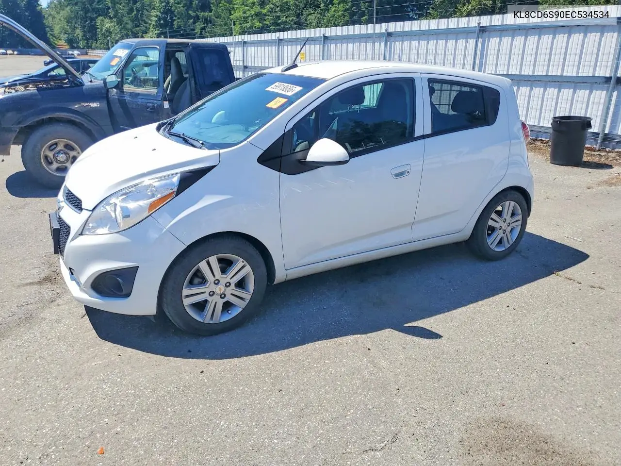 2014 Chevrolet Spark 1Lt VIN: KL8CD6S90EC534534 Lot: 59918686