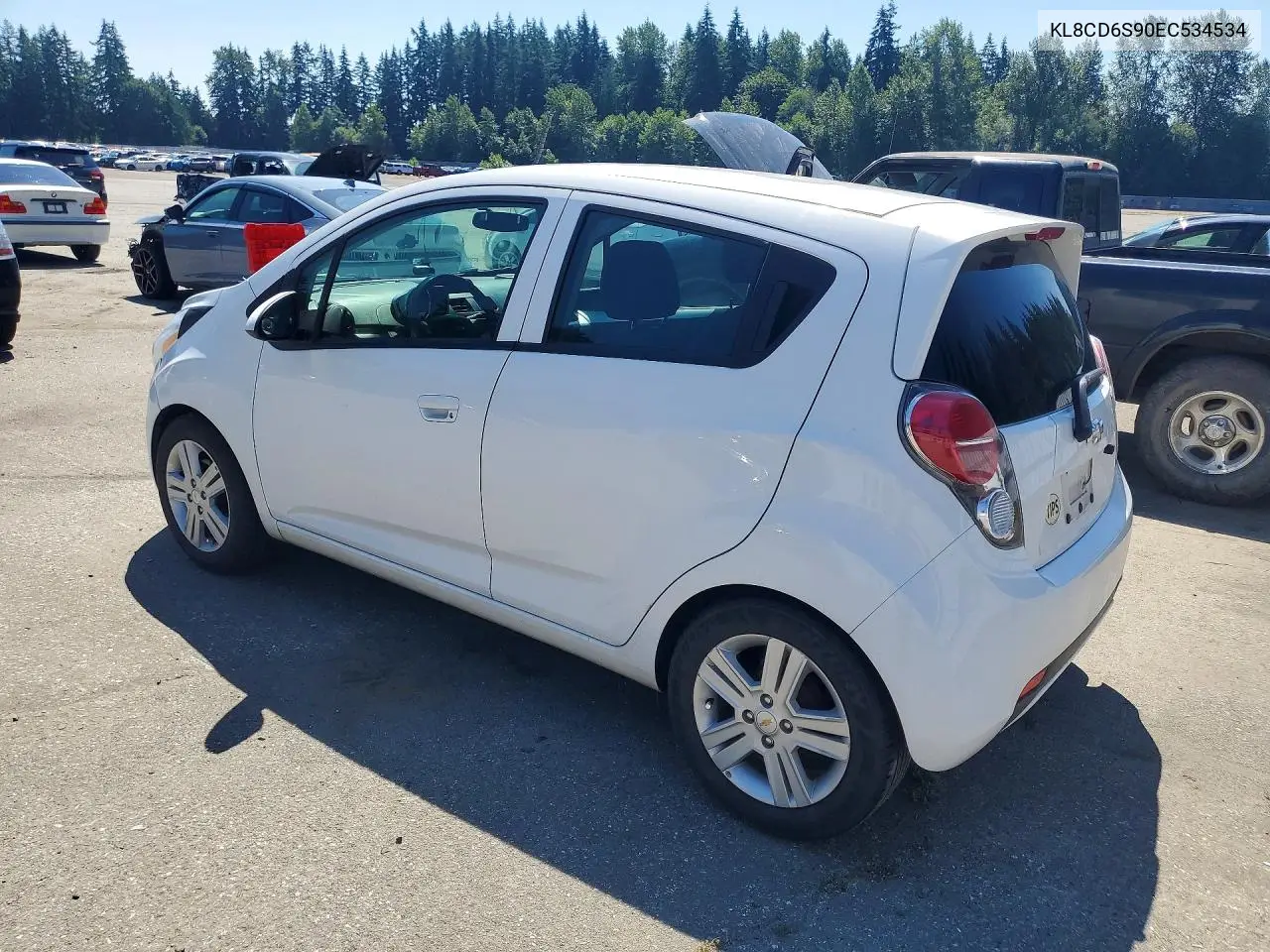 2014 Chevrolet Spark 1Lt VIN: KL8CD6S90EC534534 Lot: 59918686