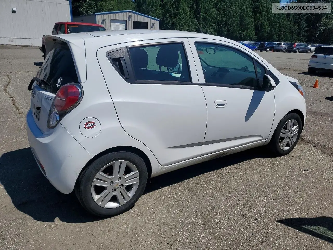 2014 Chevrolet Spark 1Lt VIN: KL8CD6S90EC534534 Lot: 59918686