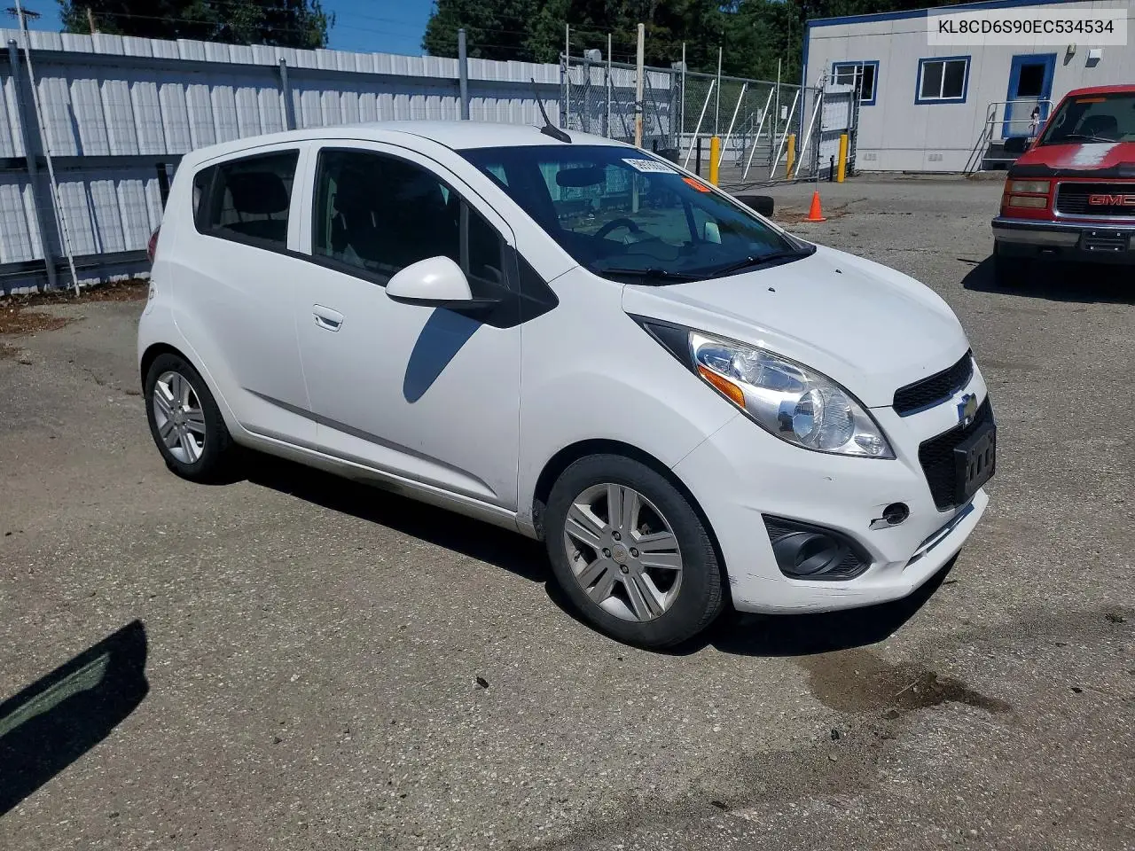 2014 Chevrolet Spark 1Lt VIN: KL8CD6S90EC534534 Lot: 59918686