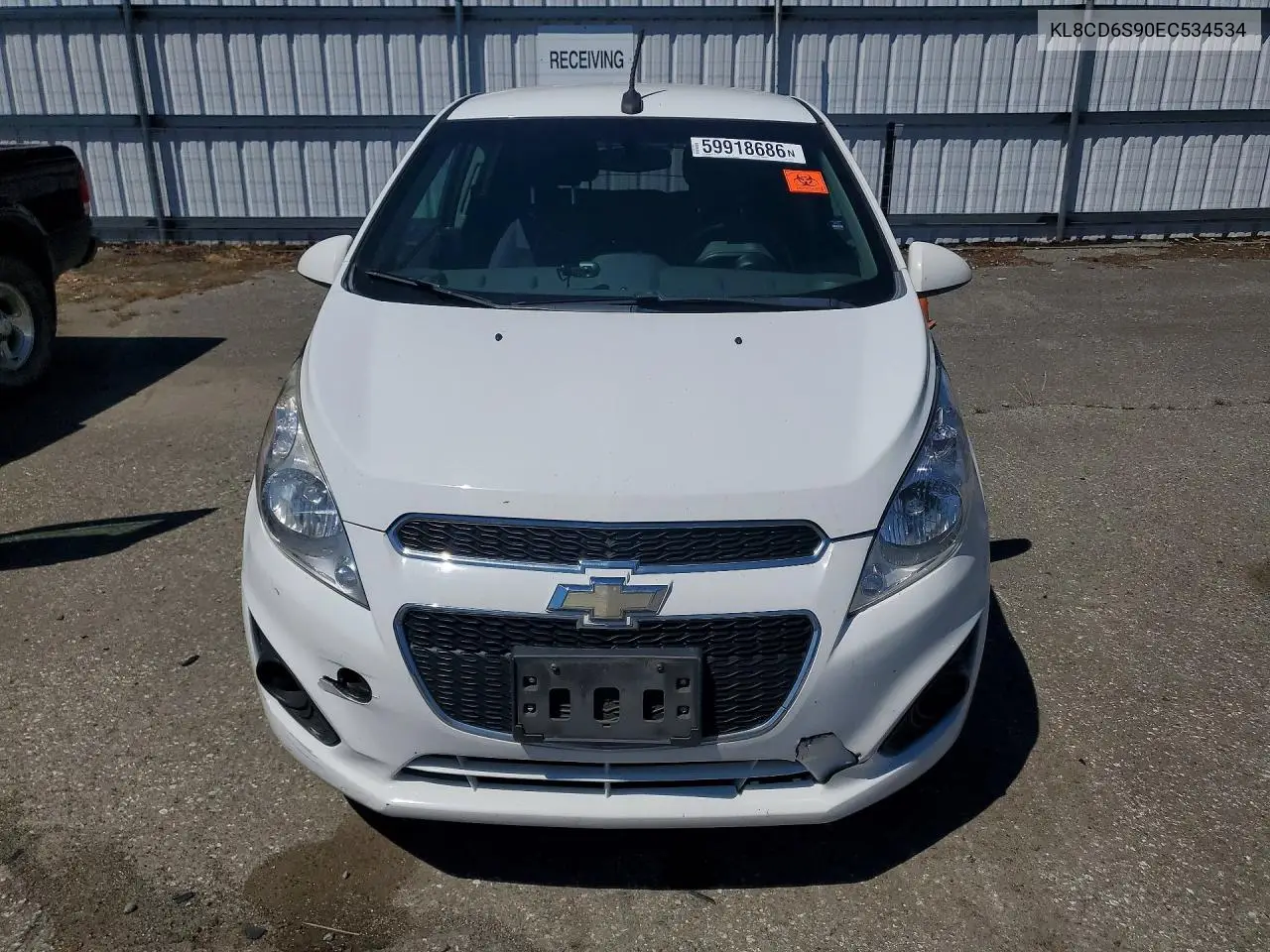 2014 Chevrolet Spark 1Lt VIN: KL8CD6S90EC534534 Lot: 59918686