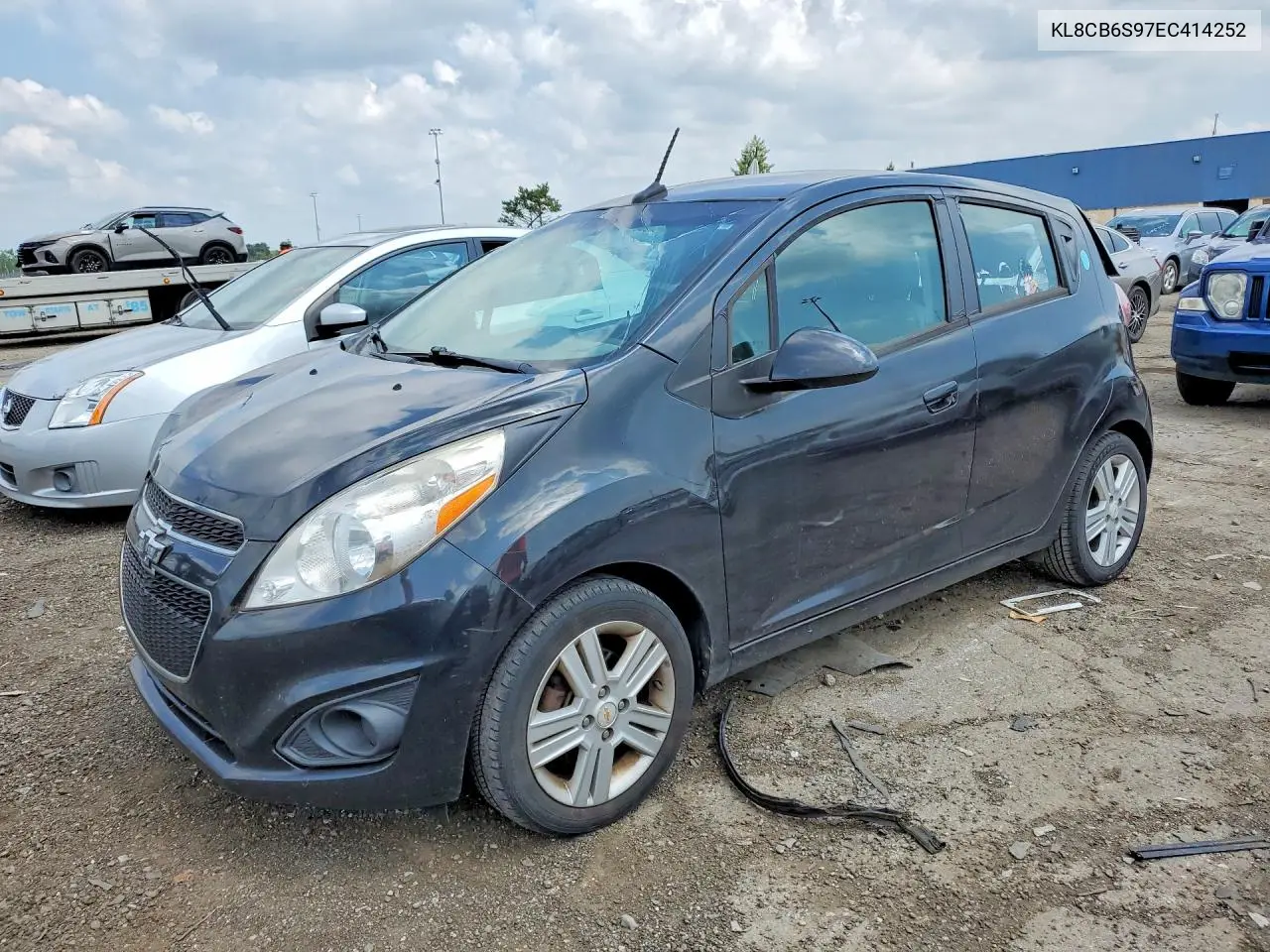 2014 Chevrolet Spark Ls VIN: KL8CB6S97EC414252 Lot: 60185556