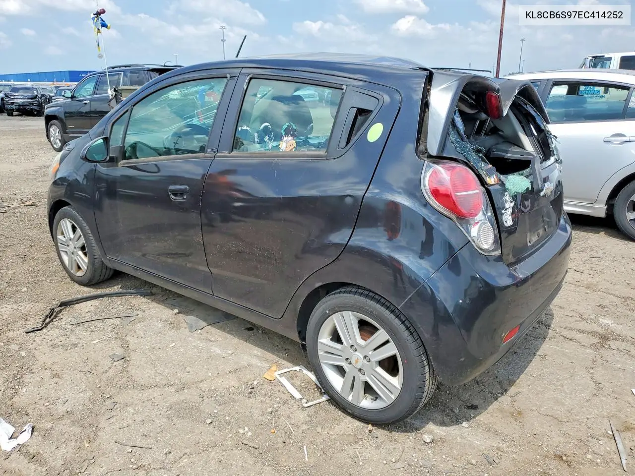 2014 Chevrolet Spark Ls VIN: KL8CB6S97EC414252 Lot: 60185556