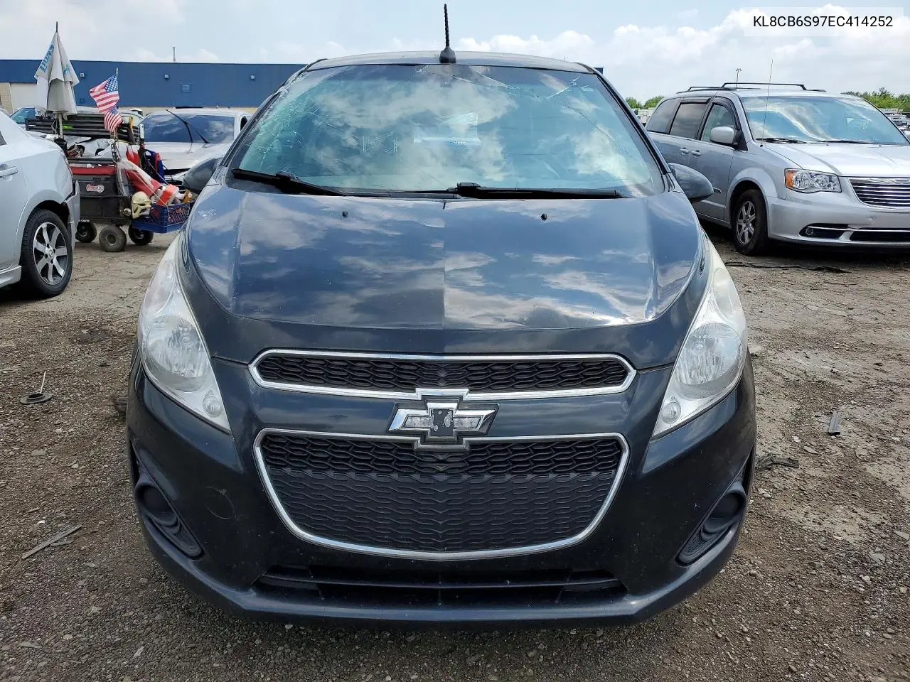 2014 Chevrolet Spark Ls VIN: KL8CB6S97EC414252 Lot: 60185556