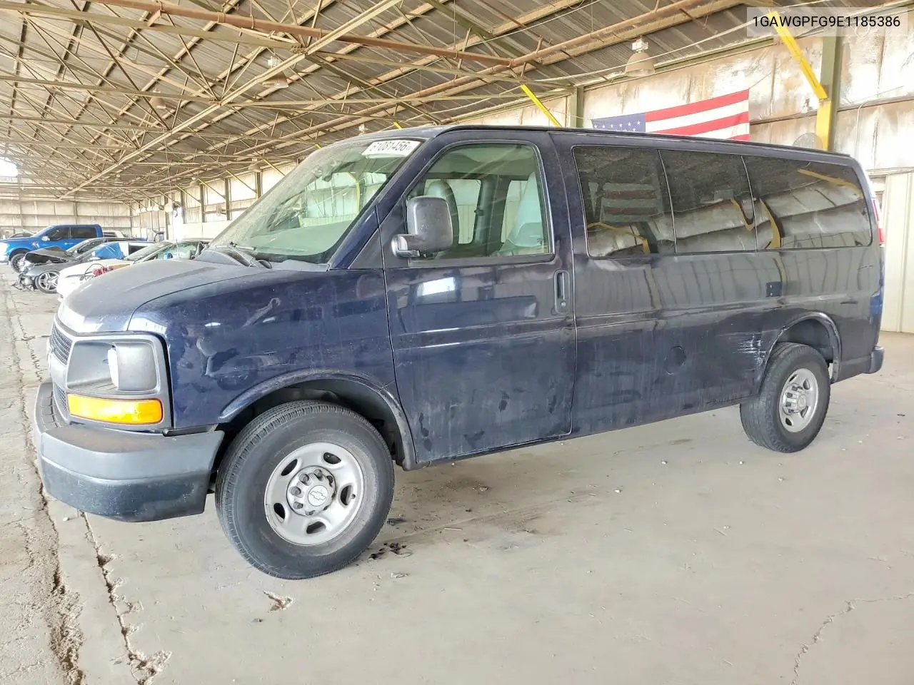 2014 Chevrolet Express G2500 Ls VIN: 1GAWGPFG9E1185386 Lot: 61081456