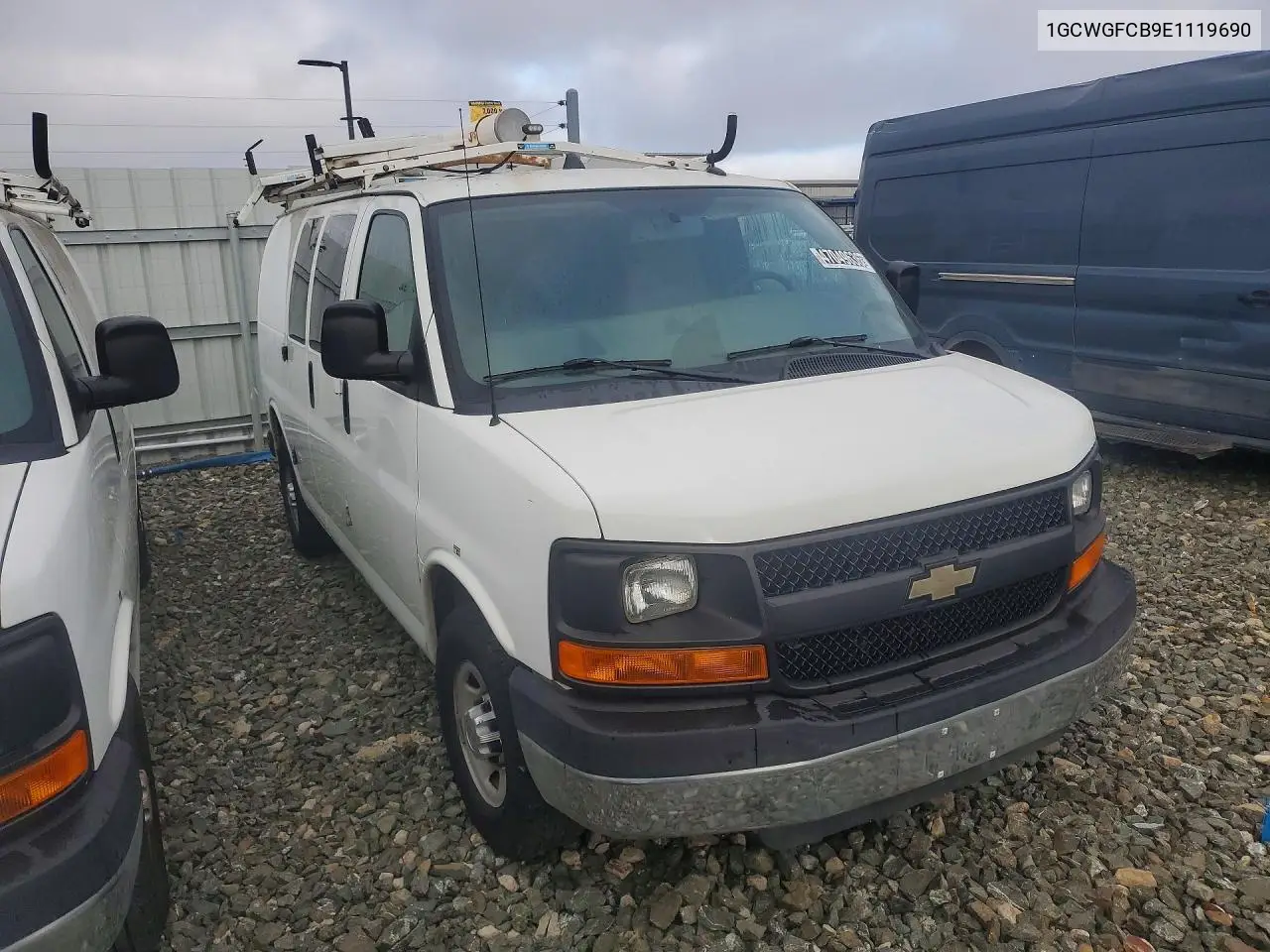 2014 Chevy Express G2500 Cargo VIN: 1GCWGFCB9E1119690 Lot: 62010456