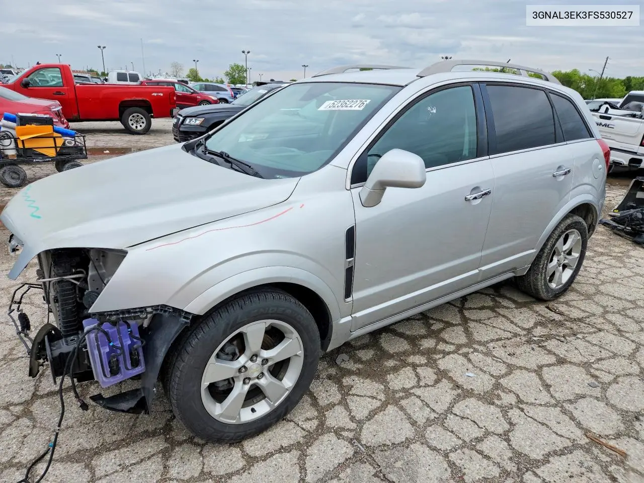2015 Chevrolet Captiva Lt VIN: 3GNAL3EK3FS530527 Lot: 52362276