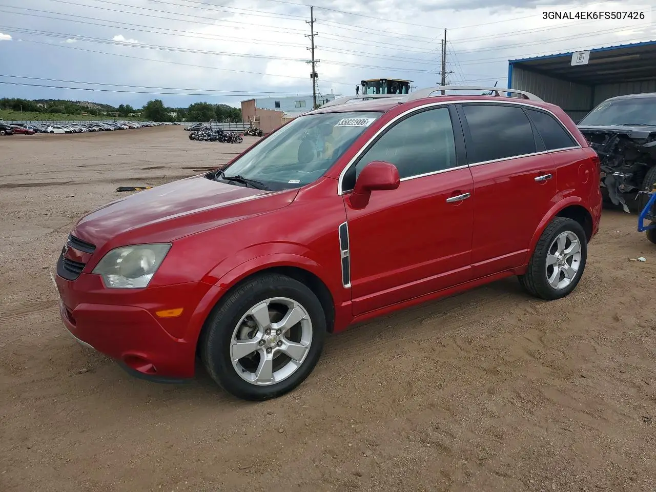 2015 Chevrolet Captiva Ltz VIN: 3GNAL4EK6FS507426 Lot: 55822906