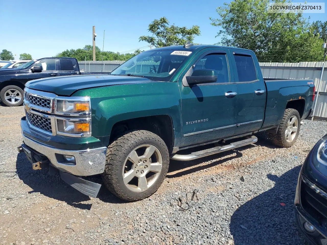 2015 Chevrolet Silverado K1500 Lt VIN: 1GCVKREC4FZ370413 Lot: 56066586