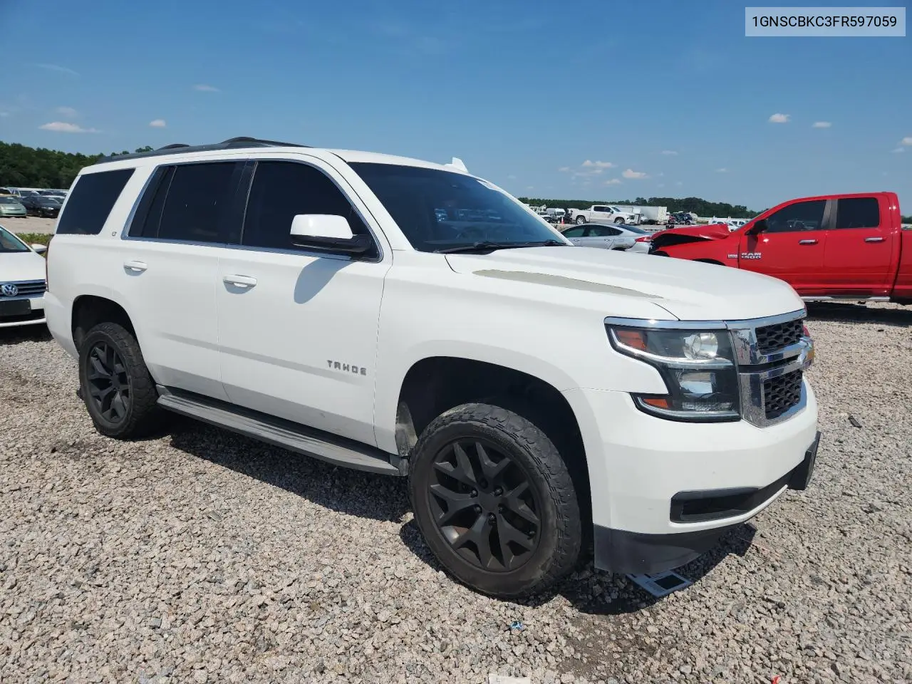 2015 Chevrolet Tahoe C1500 Lt VIN: 1GNSCBKC3FR597059 Lot: 56520136