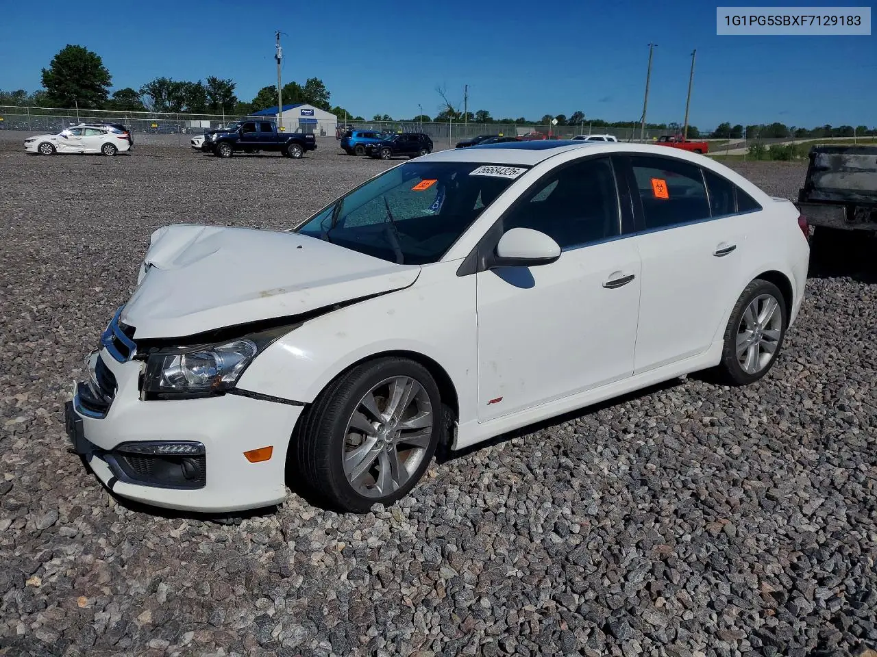 2015 Chevrolet Cruze Ltz VIN: 1G1PG5SBXF7129183 Lot: 56684326