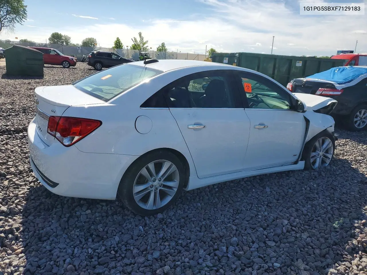 2015 Chevrolet Cruze Ltz VIN: 1G1PG5SBXF7129183 Lot: 56684326