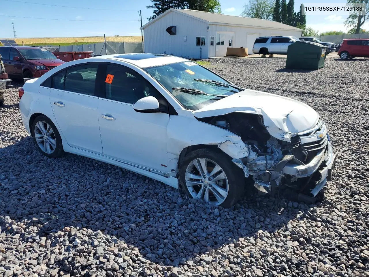 2015 Chevrolet Cruze Ltz VIN: 1G1PG5SBXF7129183 Lot: 56684326