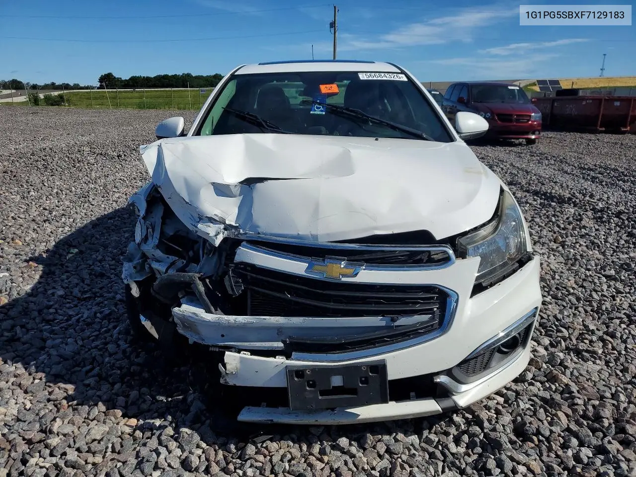 2015 Chevrolet Cruze Ltz VIN: 1G1PG5SBXF7129183 Lot: 56684326