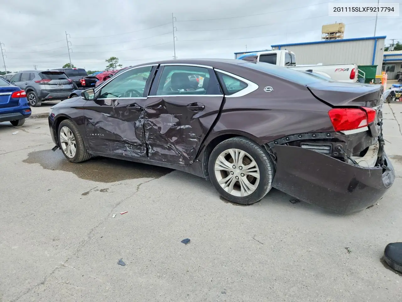 2015 Chevrolet Impala Lt VIN: 2G1115SLXF9217794 Lot: 57335946