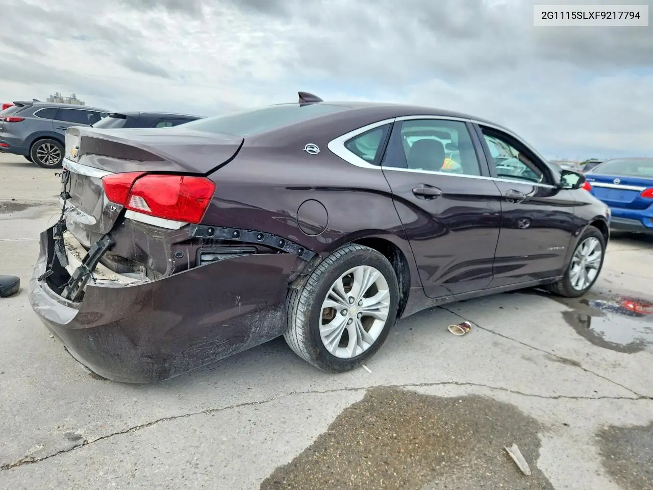 2015 Chevrolet Impala Lt VIN: 2G1115SLXF9217794 Lot: 57335946
