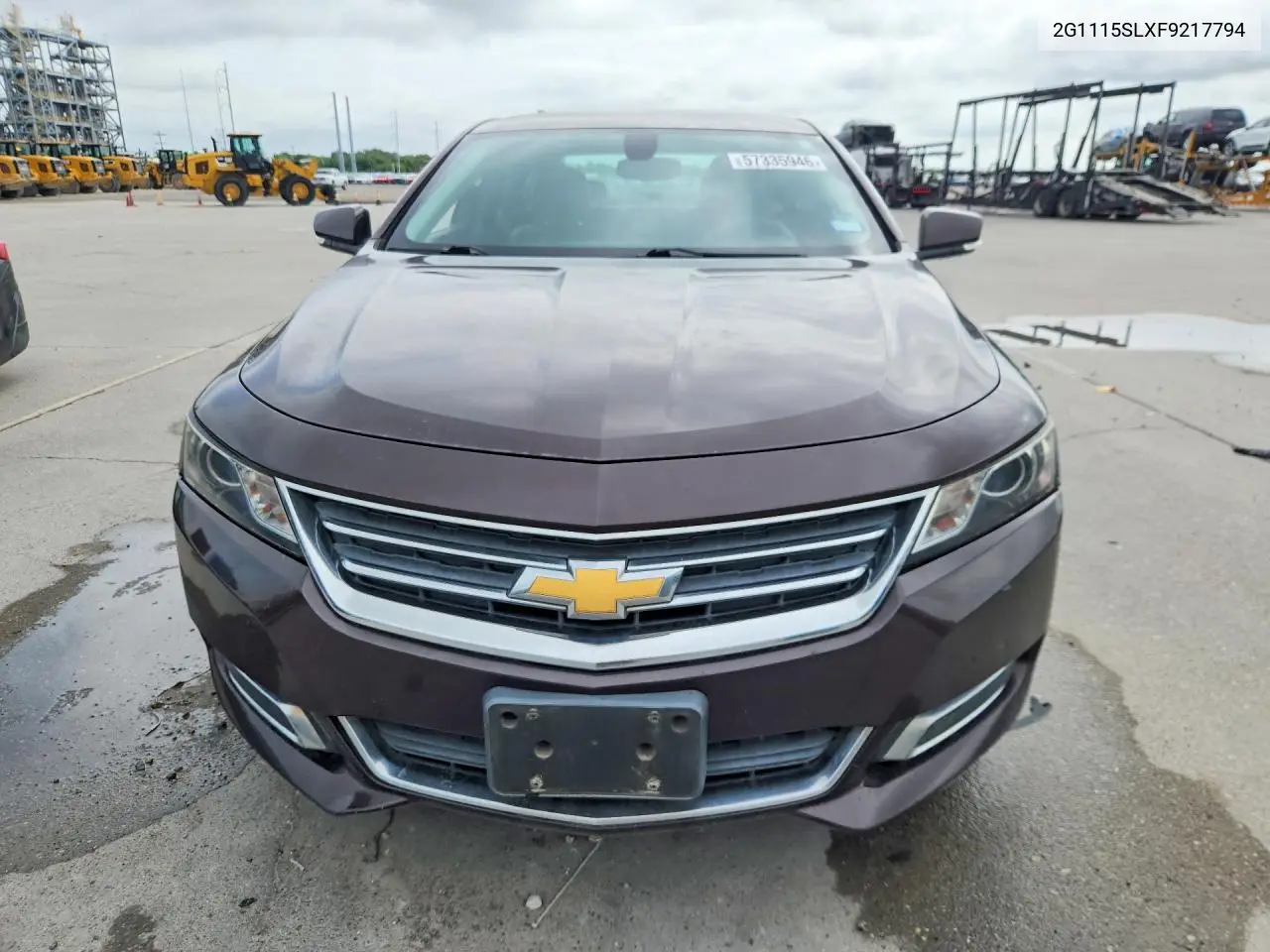 2015 Chevrolet Impala Lt VIN: 2G1115SLXF9217794 Lot: 57335946