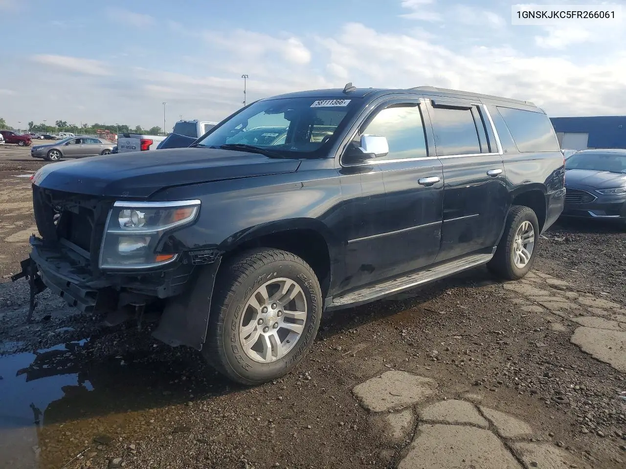 2015 Chevrolet Suburban K1500 Lt VIN: 1GNSKJKC5FR266061 Lot: 58111366