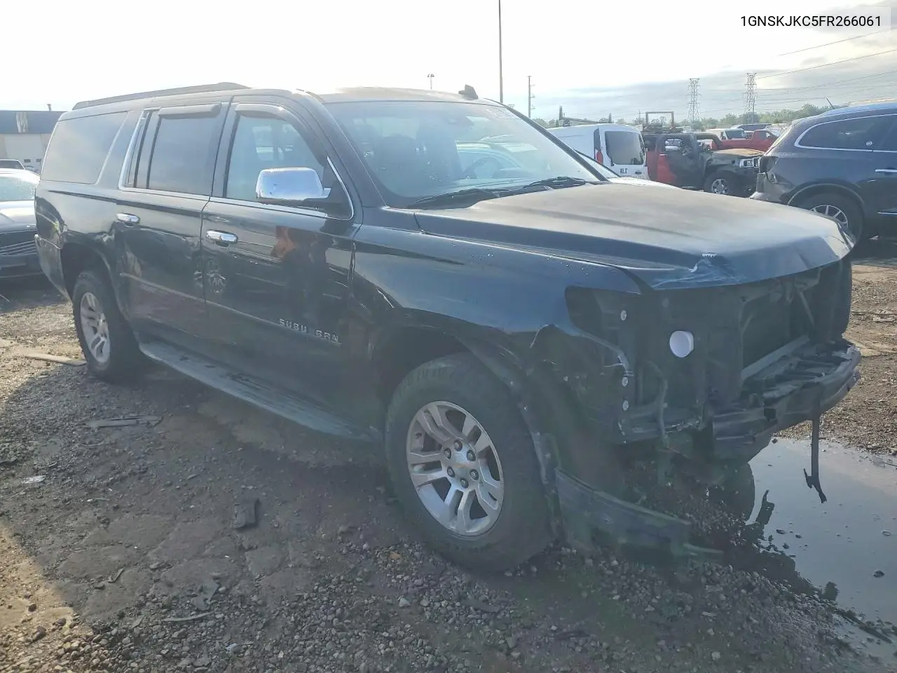 2015 Chevrolet Suburban K1500 Lt VIN: 1GNSKJKC5FR266061 Lot: 58111366