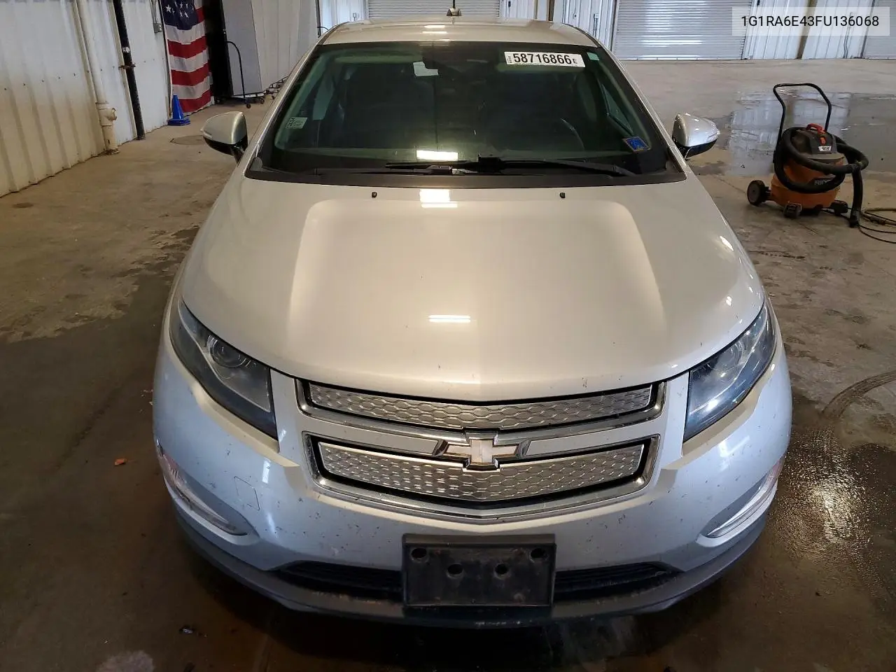 2015 Chevrolet Volt VIN: 1G1RA6E43FU136068 Lot: 58716866