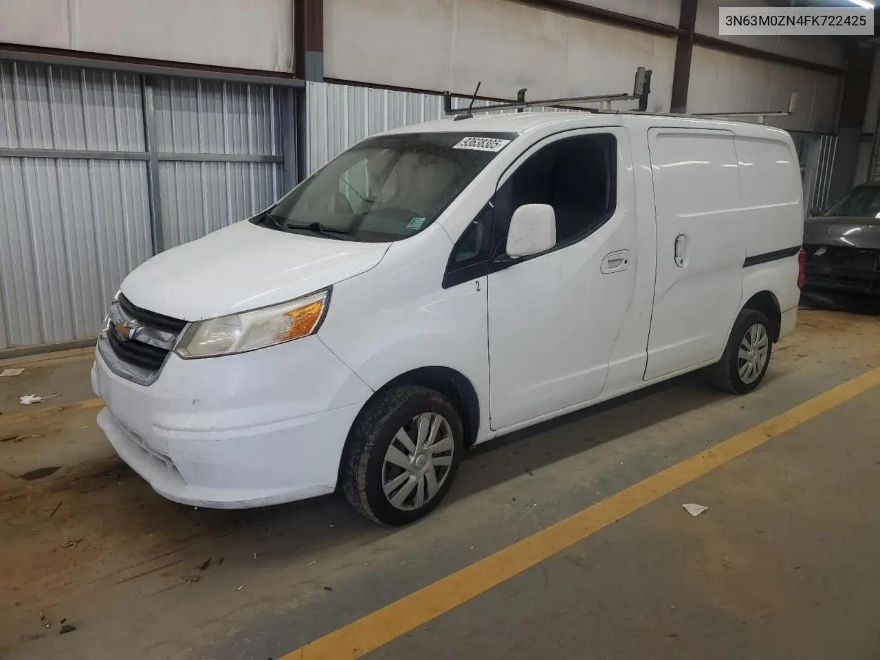 3N63M0ZN4FK722425 2015 Chevrolet City Express Lt