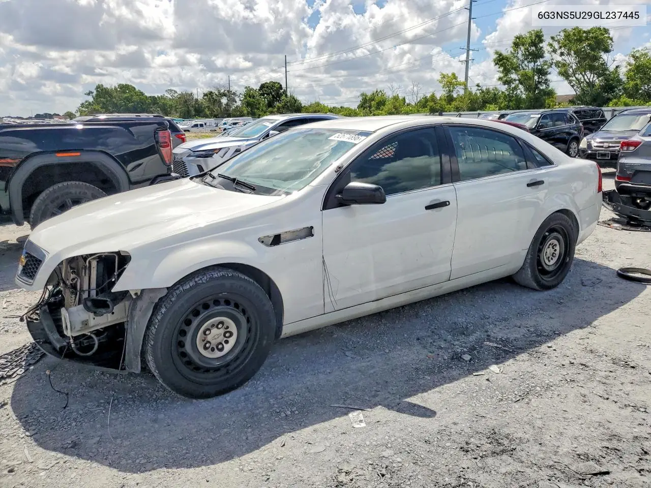 2016 Chevrolet Caprice Police VIN: 6G3NS5U29GL237445 Lot: 52671896