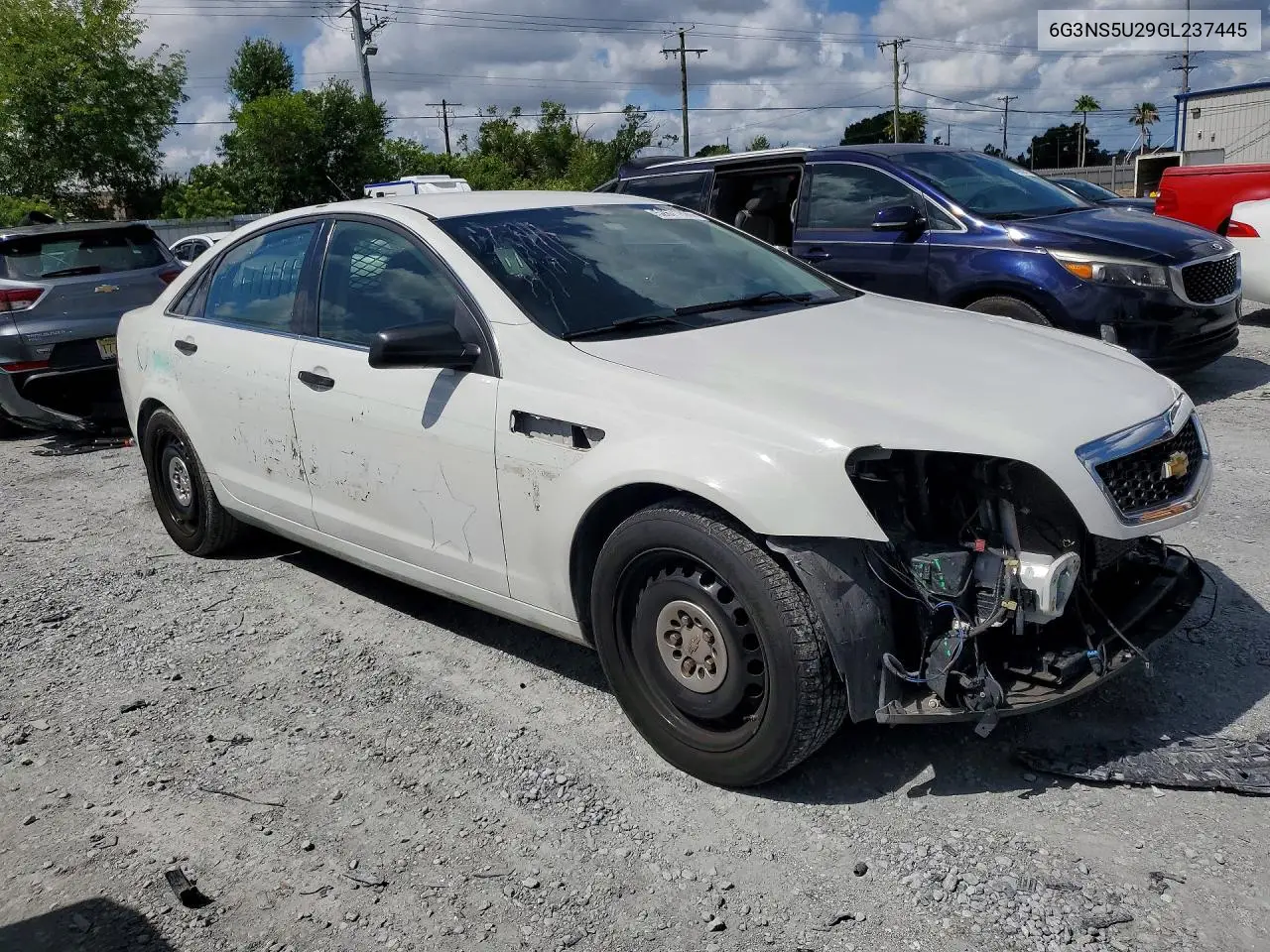 2016 Chevrolet Caprice Police VIN: 6G3NS5U29GL237445 Lot: 52671896