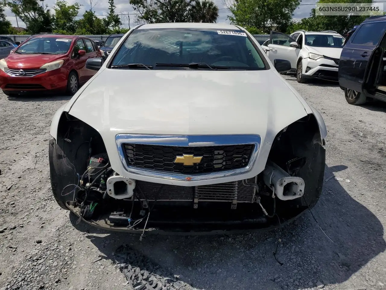 2016 Chevrolet Caprice Police VIN: 6G3NS5U29GL237445 Lot: 52671896