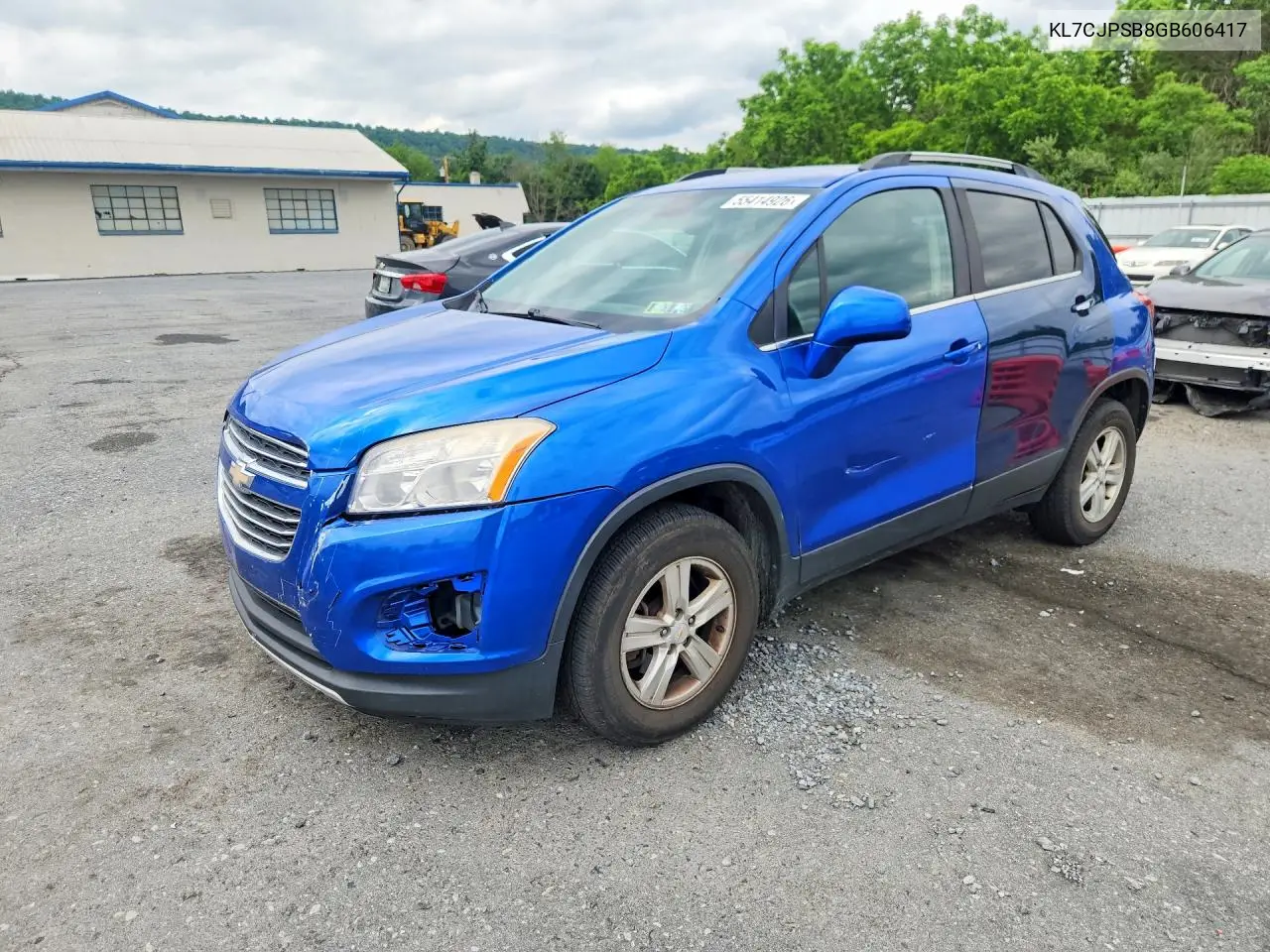 2016 Chevrolet Trax 1Lt VIN: KL7CJPSB8GB606417 Lot: 55414926