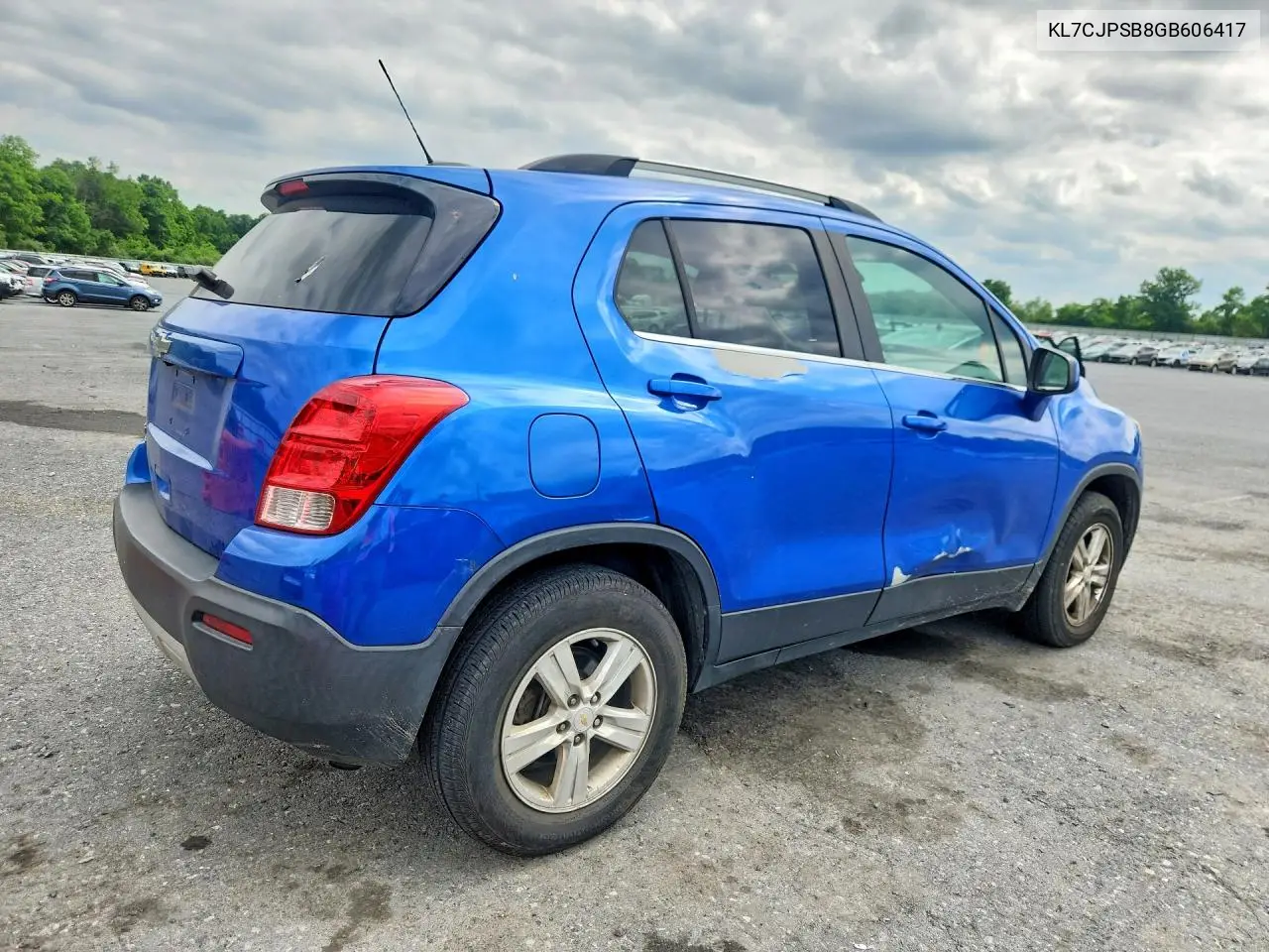 2016 Chevrolet Trax 1Lt VIN: KL7CJPSB8GB606417 Lot: 55414926