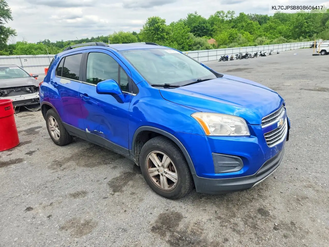 2016 Chevrolet Trax 1Lt VIN: KL7CJPSB8GB606417 Lot: 55414926