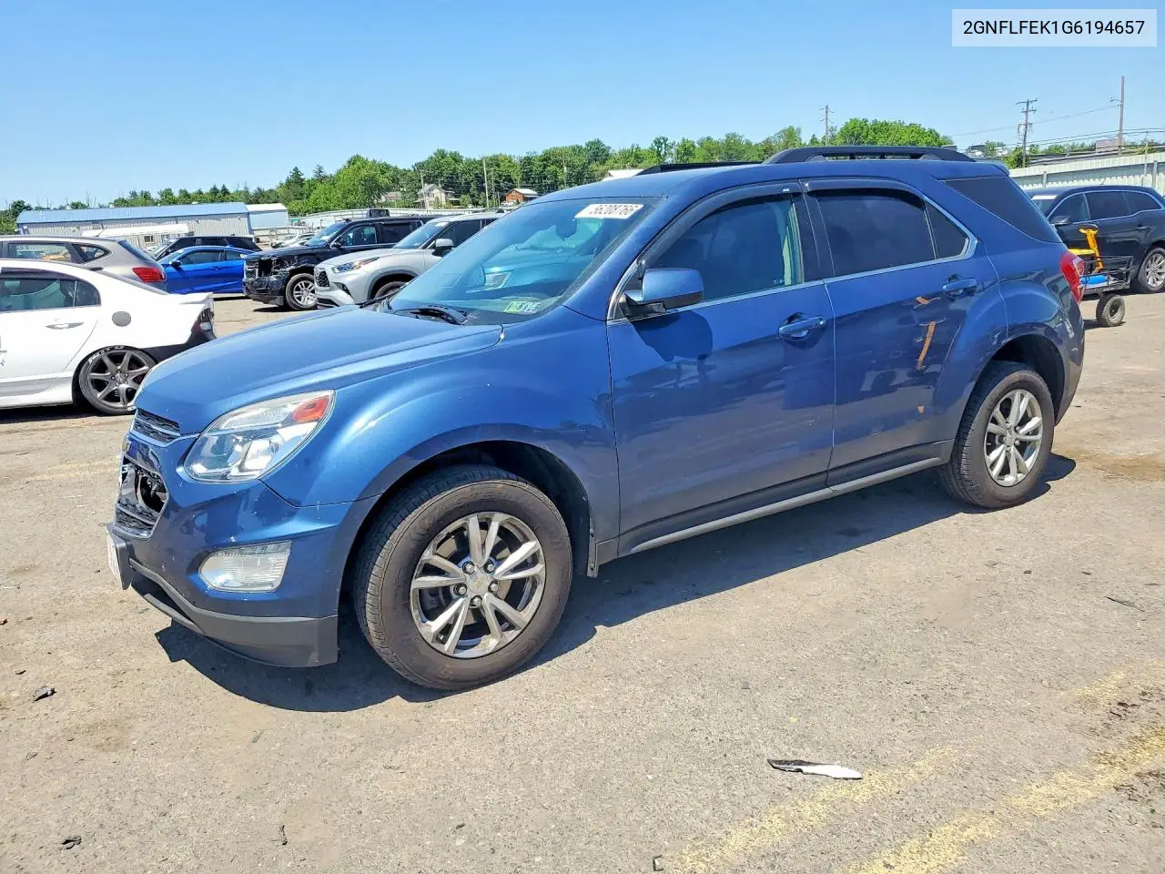 2016 Chevrolet Equinox Lt VIN: 2GNFLFEK1G6194657 Lot: 56208766
