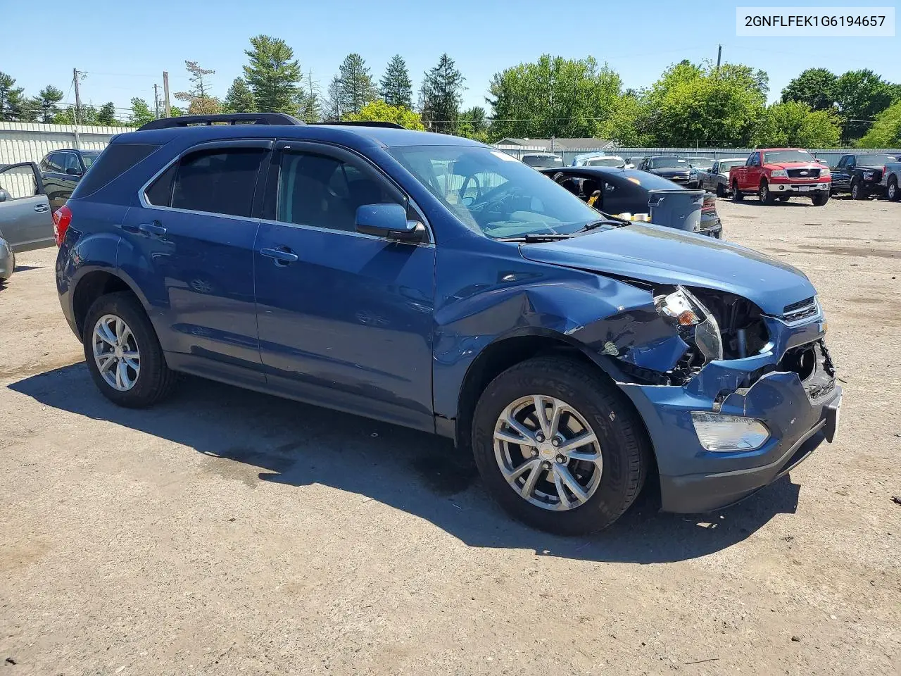 2016 Chevrolet Equinox Lt VIN: 2GNFLFEK1G6194657 Lot: 56208766