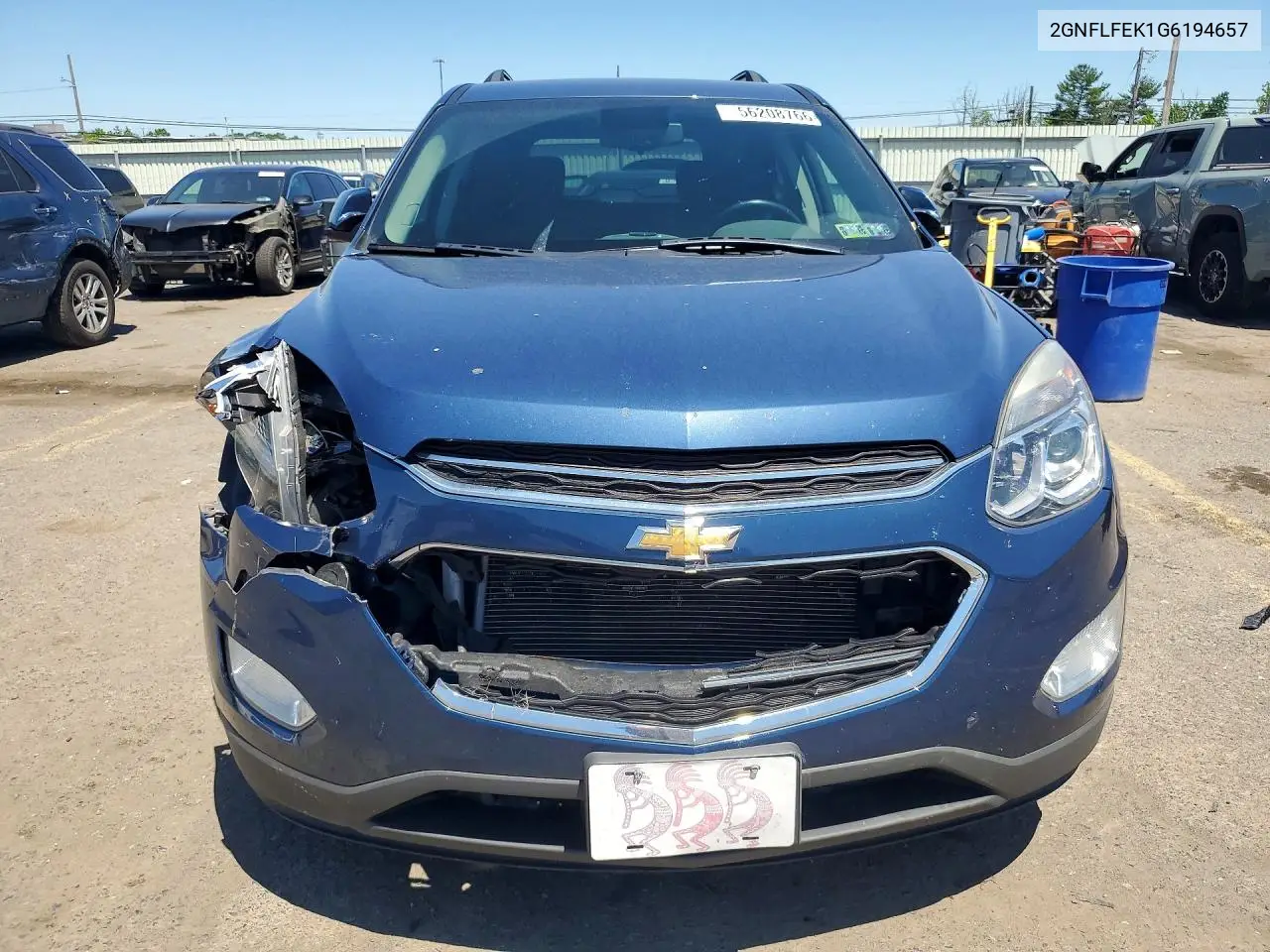 2016 Chevrolet Equinox Lt VIN: 2GNFLFEK1G6194657 Lot: 56208766
