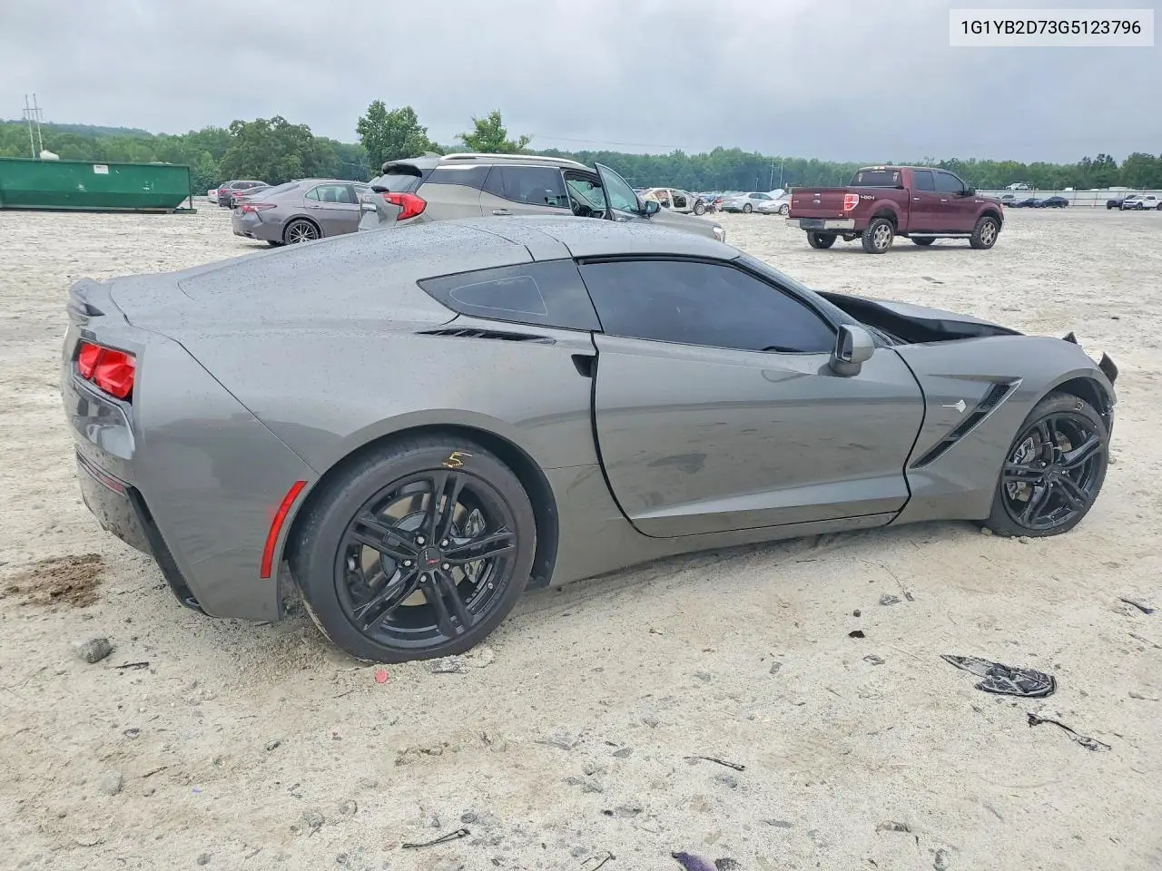 2016 Chevrolet Corvette Stingray 1Lt VIN: 1G1YB2D73G5123796 Lot: 56590016