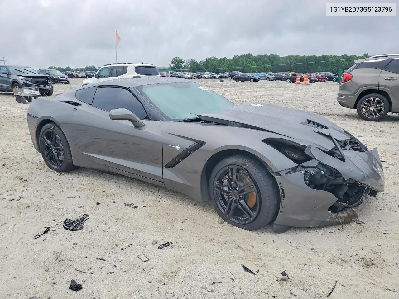 2016 Chevrolet Corvette Stingray 1Lt VIN: 1G1YB2D73G5123796 Lot: 56590016