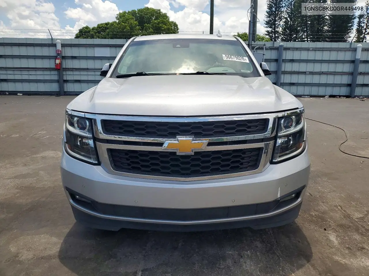 2016 Chevrolet Tahoe C1500 Lt VIN: 1GNSCBKC0GR449498 Lot: 56679026